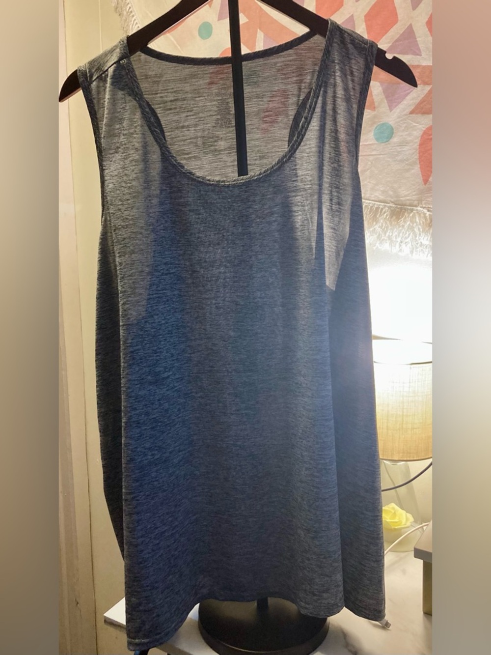 Like New/NWOT Real Essentials Gray Racerback Tanktop